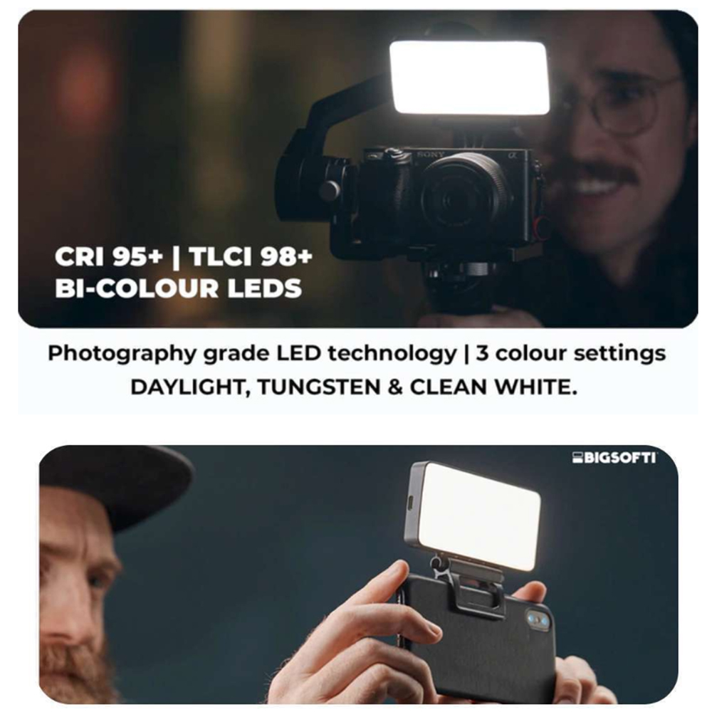 LED Fill Light for Video Light on-Camera Lamp for DSLR Camera Vlog Fill Light Photography Studio Light Accessories