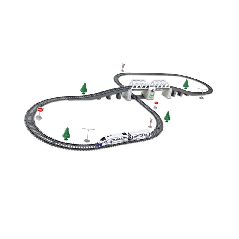 Trenes Rc para niños, modelo de Tren Eléctrico, juego de trenes para niños, tren de juguete, tren eléctrico de alta velocidad, juguetes ferroviarios para niños