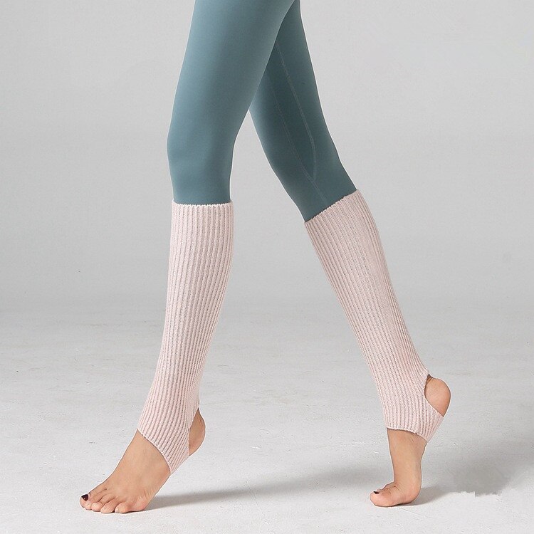 Kinderen Adult &#39;S Beenwarmers Gebreide Sport Beschermende Wol Ballet Benen Cover Yoga Latin Dance Voet Warm Lolita Sokken: pink