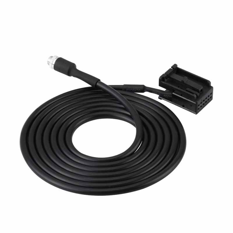 Para Ford/Focus/Mondeo 3,5mm hembra de plástico + reemplazo de Metal con llaves de extracción 145cm / 4.7ft 6000 CD Aux Cable MP3