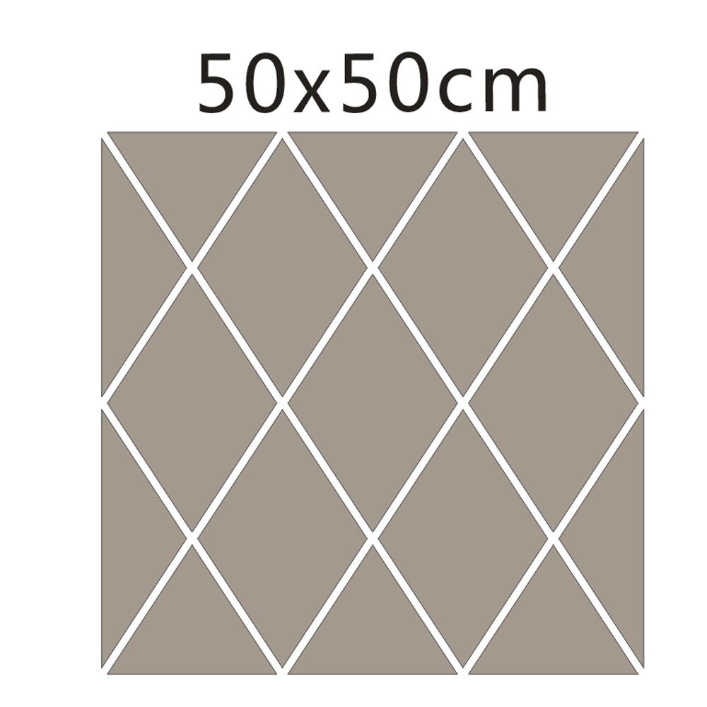 Sliver 3D Mirror Wall Sticker DIY Acrylic Wall Stickers Living Room TV Background Home Decoration adesivo de parede: S(50x50cm)