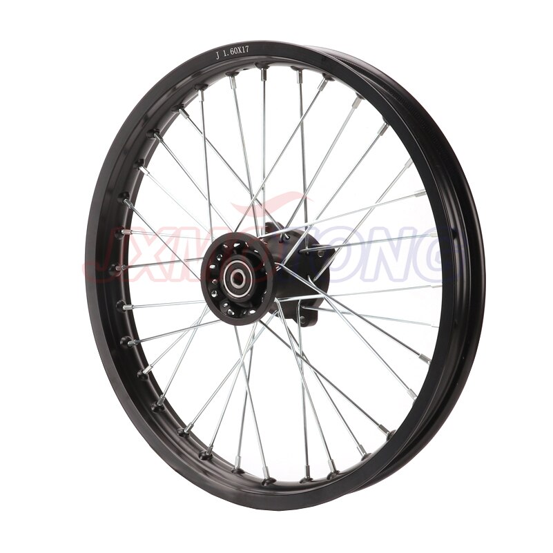 17 Inch Alloy Front Wheel 12mm or 15mm Alxe 1.60-17"Rim With 32 holes Fit 70/100-17 Tyre PIT PRO Dirt Pit Bike Spare Parts