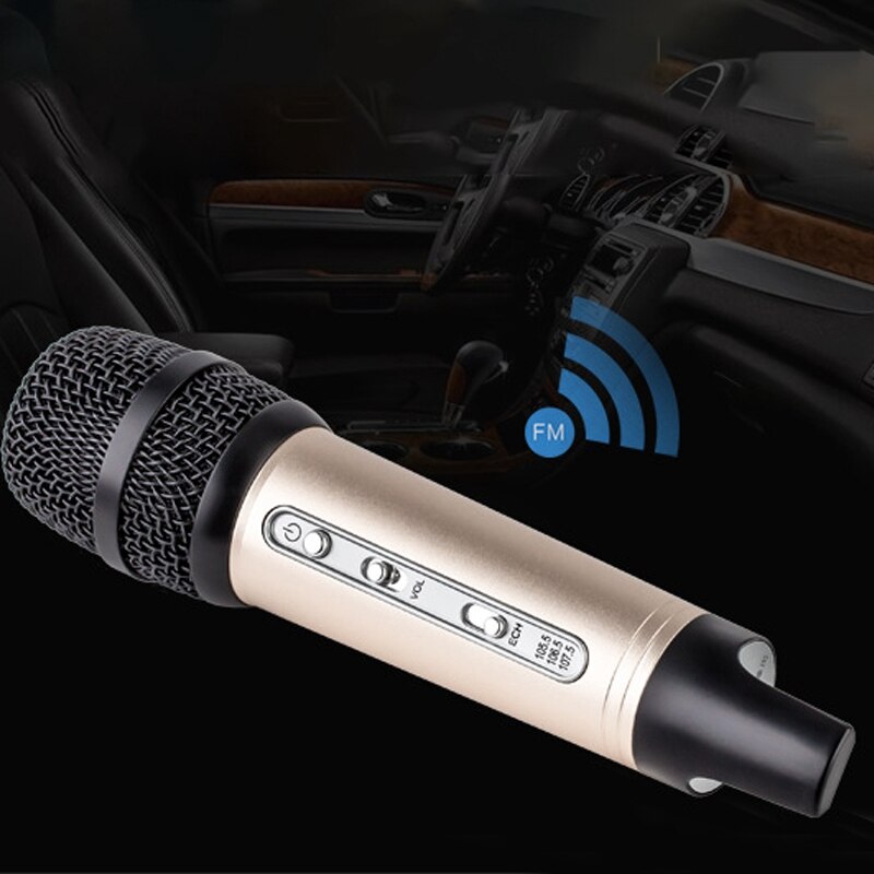 C200 micro Mini voiture micro sans fil FM Microphone suppression de bruit connexion sans fil