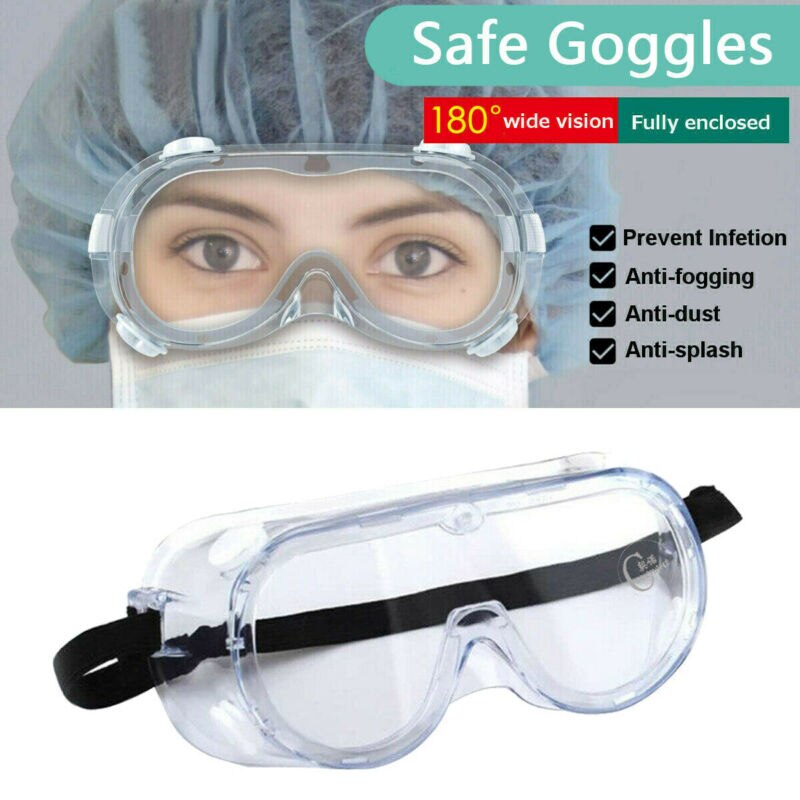 Safety Lab Glasses Protective Anti-Dust Goggles Chemical Industrial Eyewear