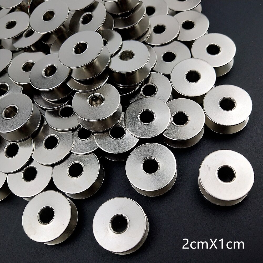 10pcs/lot Bobbins Spools Plastic Metal Home Sewing Craft Empty Bobbin Spool For Singer Brother Sewing Machine Tools: 1143