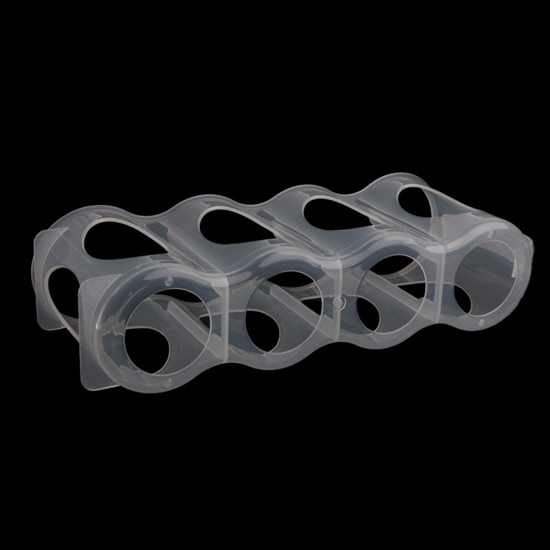 Plastik drikkevare øl eller sodavand dåse opbevaring organizer holder køkken køleskab pantry pladsbesparende organisation rack  z07