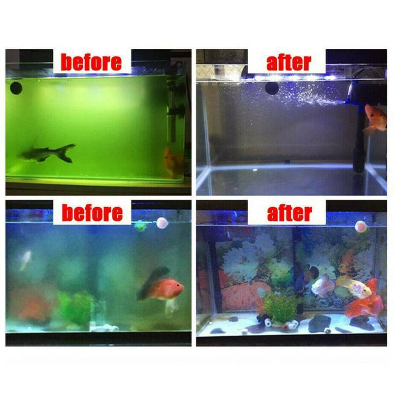 Aquarium Waterdicht Uv Sterilisator Lamp Filter Dompelpompen Ultraviolet Licht Water Cleaner Voor Fish Tank Vijver Coral 5/7/9/11/13W