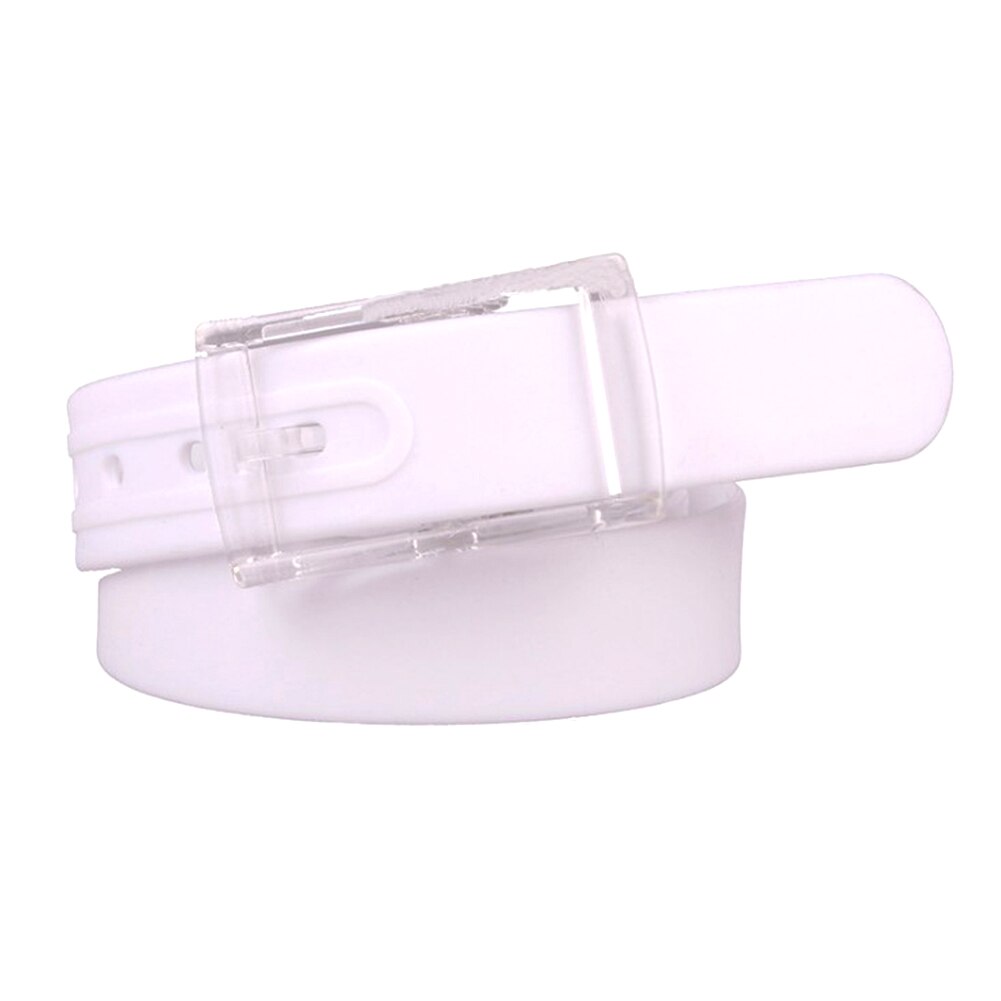 1pc Unisex gumowe spodnie do golfa paski dla mężczyzn regulowany krój do dopasowania wodoodporny plastik zapobieganie alergii pas modny pasek