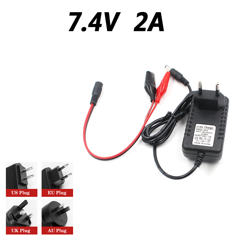 Rechargeable lead acid Battery Charger Portable Charger 7.4V 2A