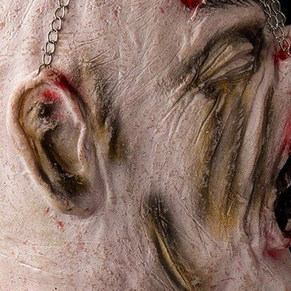 Halloween Props Hanging Bloody Dead Man Evil Head Latex Horror Haunted Scary Room Decoration Style 03