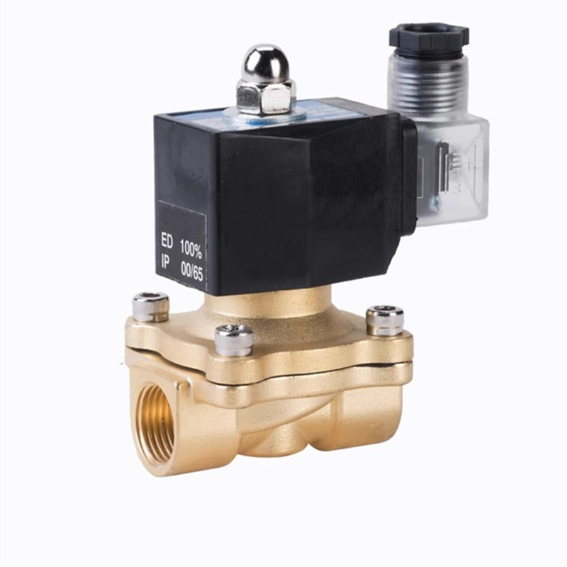 1/4" 1/2" 3/4" 1" 1-1/4" 1-1/2" 2" Normally Closed Brass Water Valve Solenoid Valve IP65 for Water Oil Air 12V/24V/220V/110V