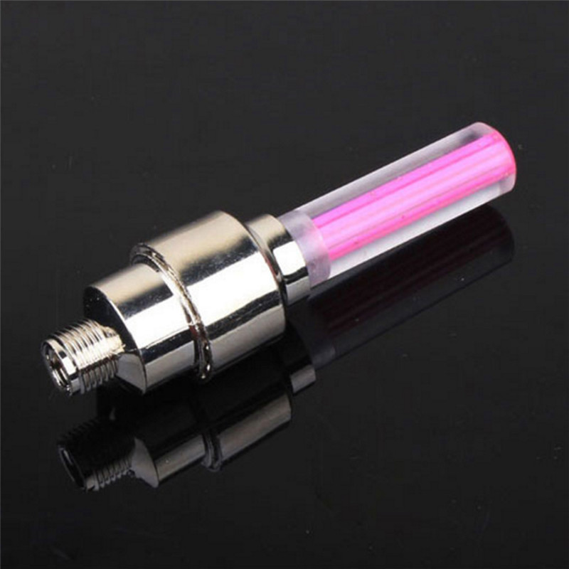 2 Stck Mini LED Fahrrad Lichter Rad Reifen Ventil Kappe Radfahren Fahrrad Sprach Licht Mit Batterie Fahrrad Zubehör: verrotten