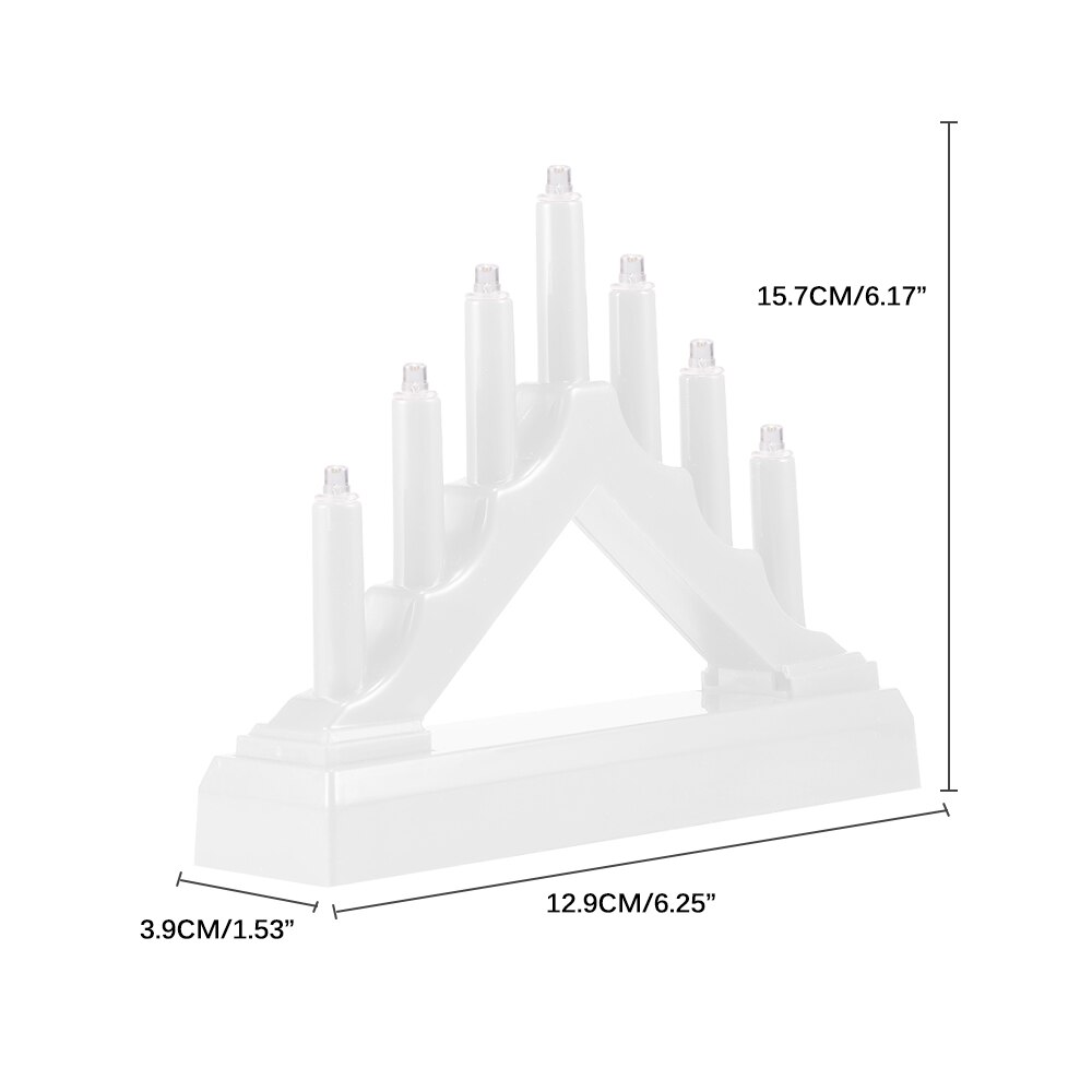 Lampe Led en forme de pont en plastique, 1 pièce, pour noël, sans pile, couleur aléatoire