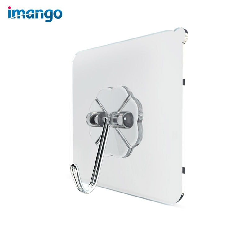 Set van 15 plakhaken, zuignap, glazen deurhaak, kledinghanger, hoedenhanger, badkamer, keukentas, transparante stalen haak