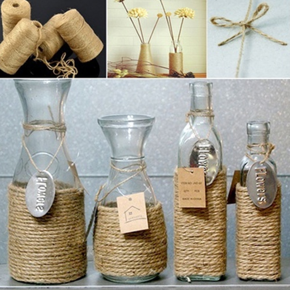 Ficelle de Sisal en corde de Jute souple | Corde de 100m naturelle pour Art bouteille