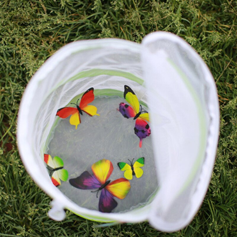 11.8 * 13.78inch Insect Cage Folding Butterfly Cage Pet Anti-Mosquito Net Plant Cultivation Greenhouse Reptile Breeding Mesh Box