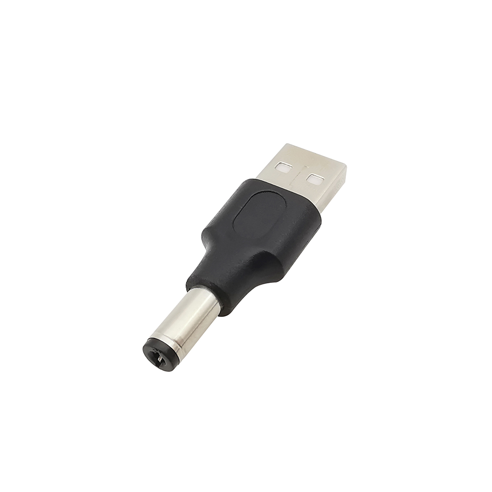 1 Stück 5V DC-Netz stecker Adapter 5,5x2,1mm DC-Buchse an USB 2,0 Typ ein Stecker Buchse Buchse Stecker: Lavendel