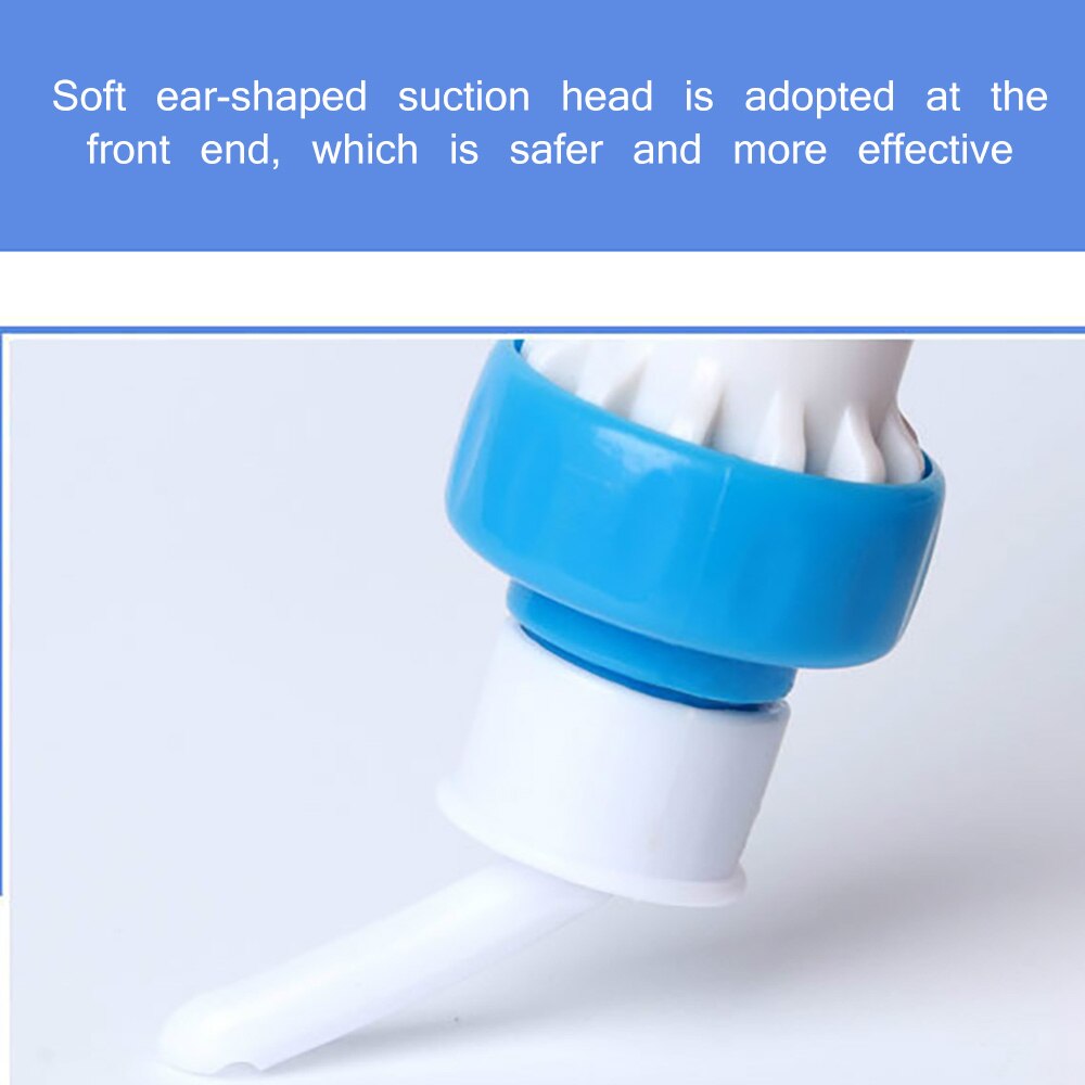Nettoyant électrique pour oreilles outils de nettoyage indolores sécurité aspirateur électrique nettoyant pour cire d'oreille décapant de cire avec embouts nettoyeur en spirale