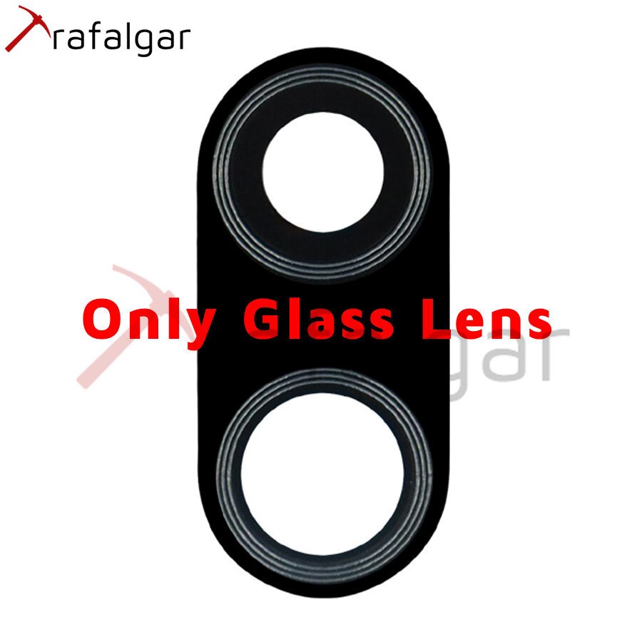 Camera Frame Voor Xiaomi Redmi Note 7 Pro Camera Glas Lens Voor Redmi Note 7 Terug Camera Frame + Achter glas Lens Note7 Vervanging: Only Glass Lens