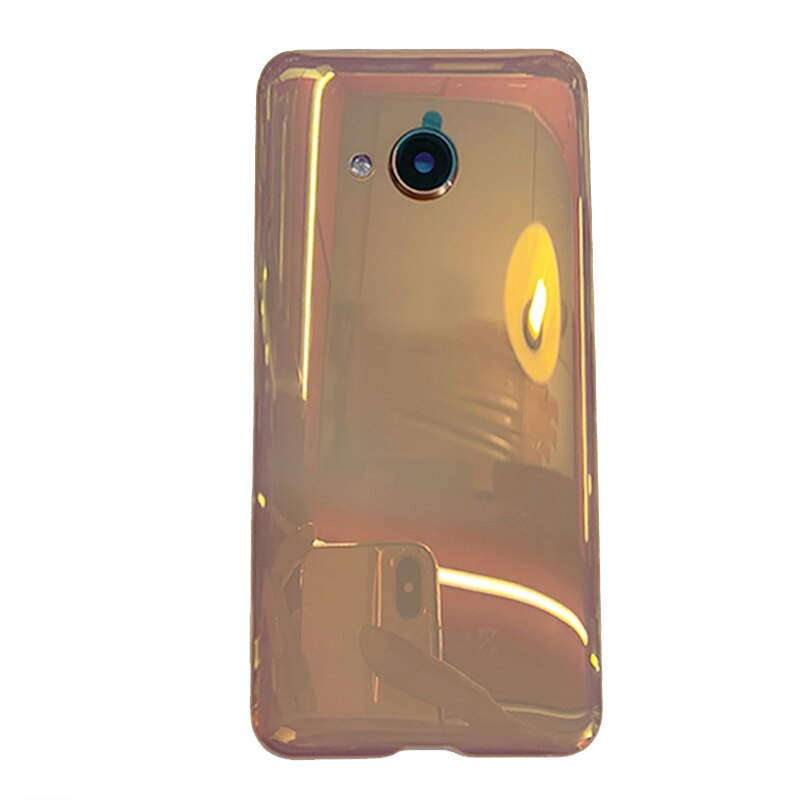 Battery Cover Rear Door With Camera Lens+Flash Light+Logo For HTC U Play Back Glass Cover Replacement