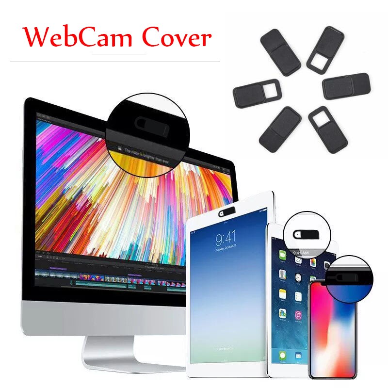 WebCam Cover Shutter Magnet Slider Plastic Universal Antispy Camera Cover For iPad Web Laptop PC Macbook Tablet Privacy Sticker