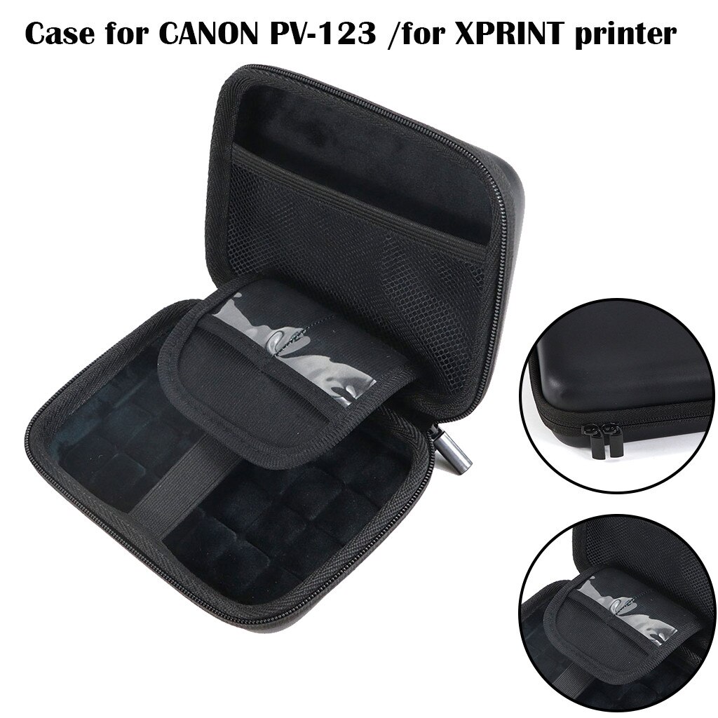 Storage Bag Protective Carrying Case for PV-123 Printer Full Protective Cover Skin Accessories Bag Mini Portable Hard EVA: Default Title