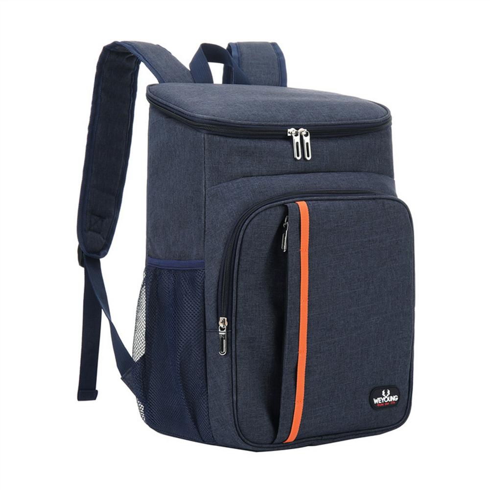 Insulated Bag 18L Large Capacity Cool Warm Insulated Bag Leak Proof Lunch Backpack Thermal Picnic Bag Food Beverage Storage Bag: Blue