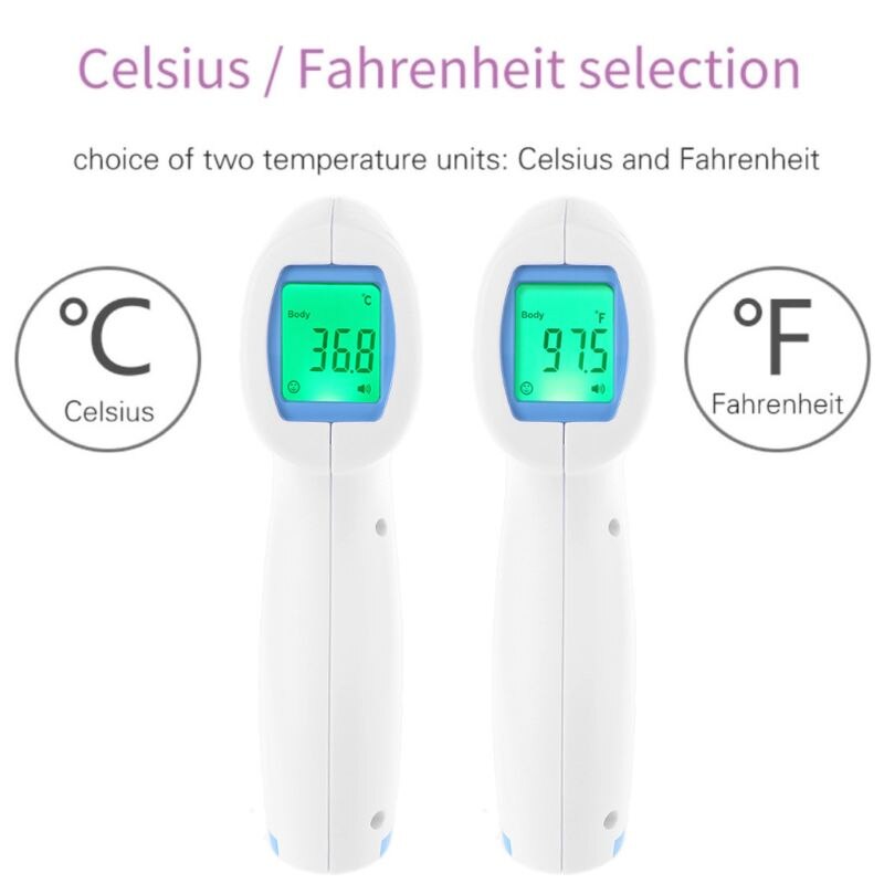 Non-contact Infrared IR Body Temperature Meter Tester Digital LCD Display Tool