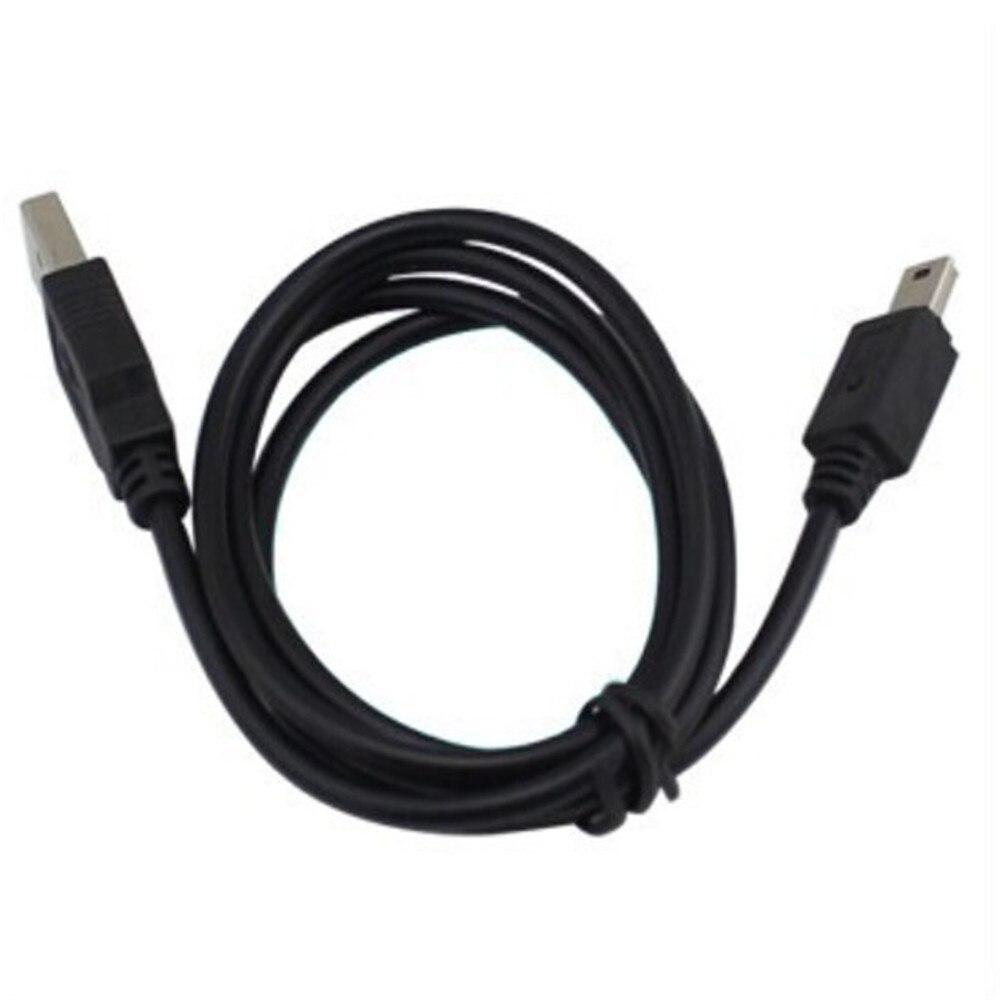Mini USB plano de 50/80/100cm A Mini 5 pines B cargador V3 Cable USB para MP3 MP4 MP5 Player Cámara Radio: 80CM