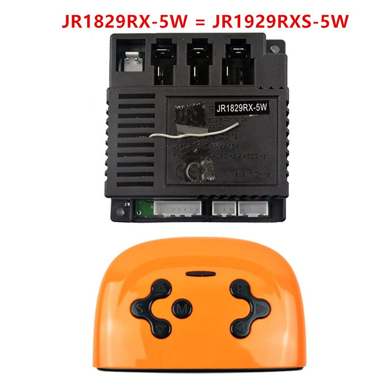 JR1829RX-5W Kinderen Elektrische Auto Bluetooth Afstandsbediening Ontvanger, JR1929RXS-5W Baby Auto Glad Start Ontvanger Controller: JR1829RX-5W SET 2