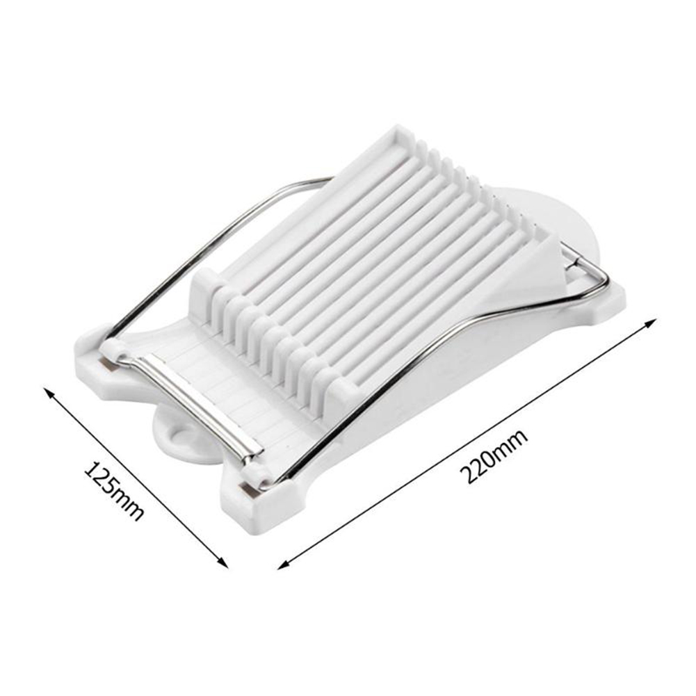 Stainless Steel Meat Slicer 10 Cutting Wire Eggs Soft Food Cheese Fruit Sushi Cutter Canned Meat Slice Gadget Kitchen Tool