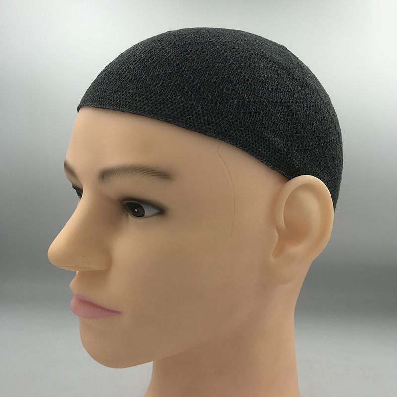Chapeau de prière musulman or homme islamique Turban indien pour hommes arabie saoudite vêtements Islam Keffiyeh turc Kufi casquette mari écharpe: Beige
