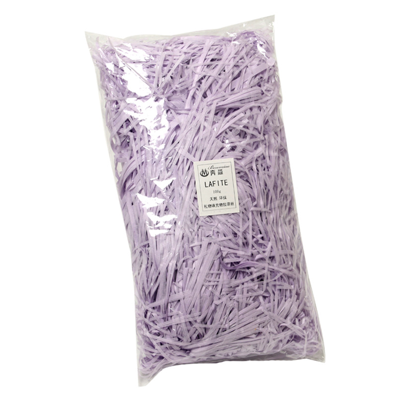 50/100g Kleurrijke Shred Crinkle Papier Raffia Versnipperd Tissuepapier Geschenkdoos Vulmateriaal DIY Bruiloft Verpakking decor
