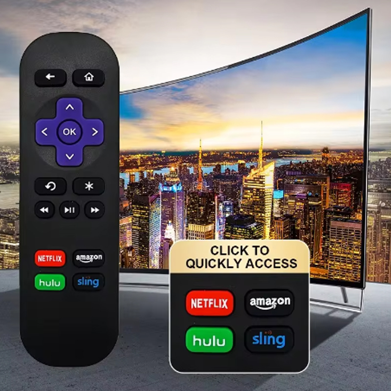 Pilot zdalnego sterowania Rc680 dla Roku Express, dla Roku Premiere, dla Roku Box, dla Roku Play Roku 1 2 3 4 [Nie dla żadnego kija lub telewizora]]