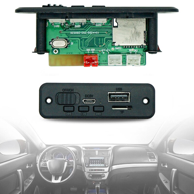 Bluetooth 5.0 MP3 Player Decoder Board DC 6W Ampli... – Grandado