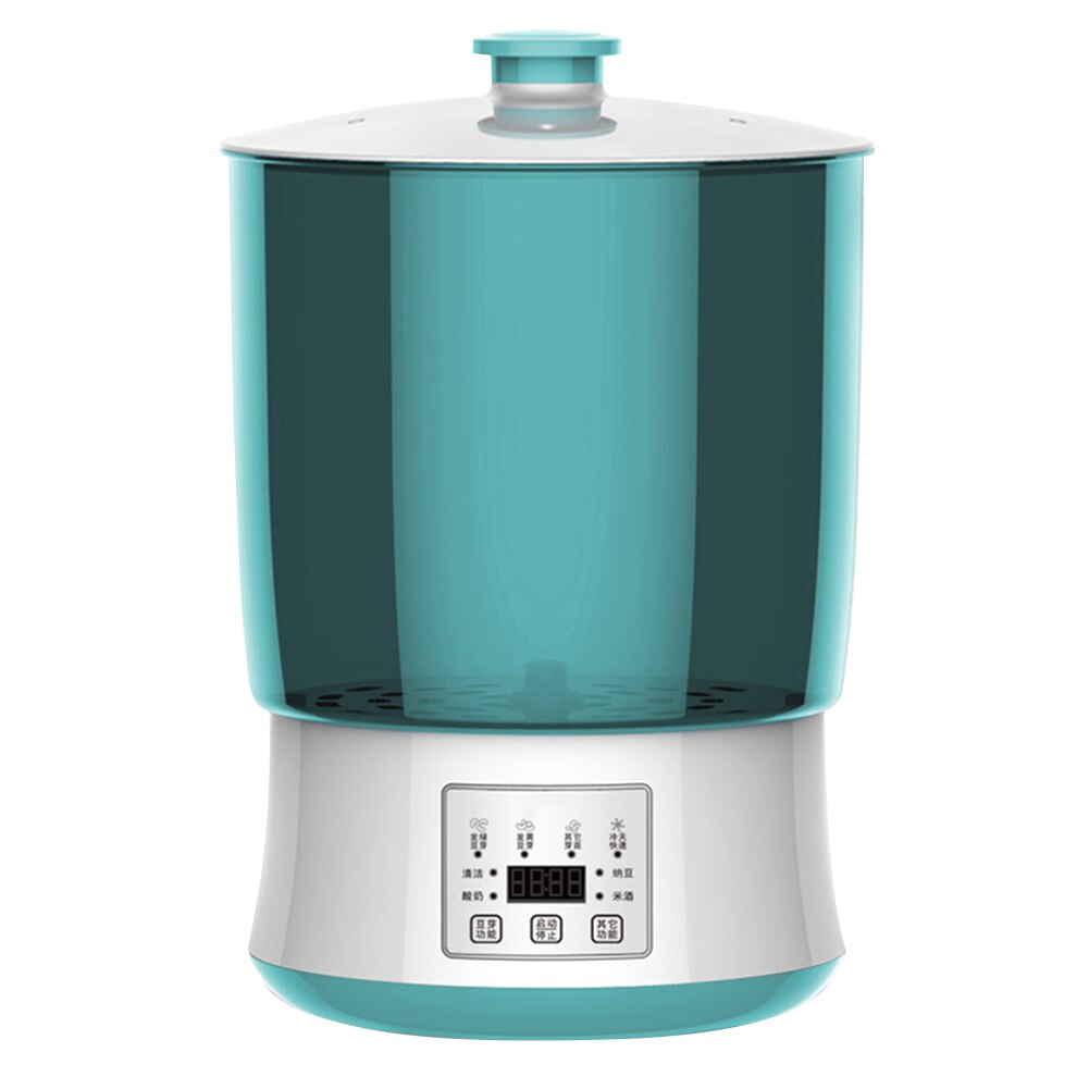 Machine de germes de haricot d'intelligence d'utilisation à la maison de 220V 110V grande capacité Thermostat graines vertes croissant Machine automatique de germination de haricot: Blue EU Plug 3 Layer