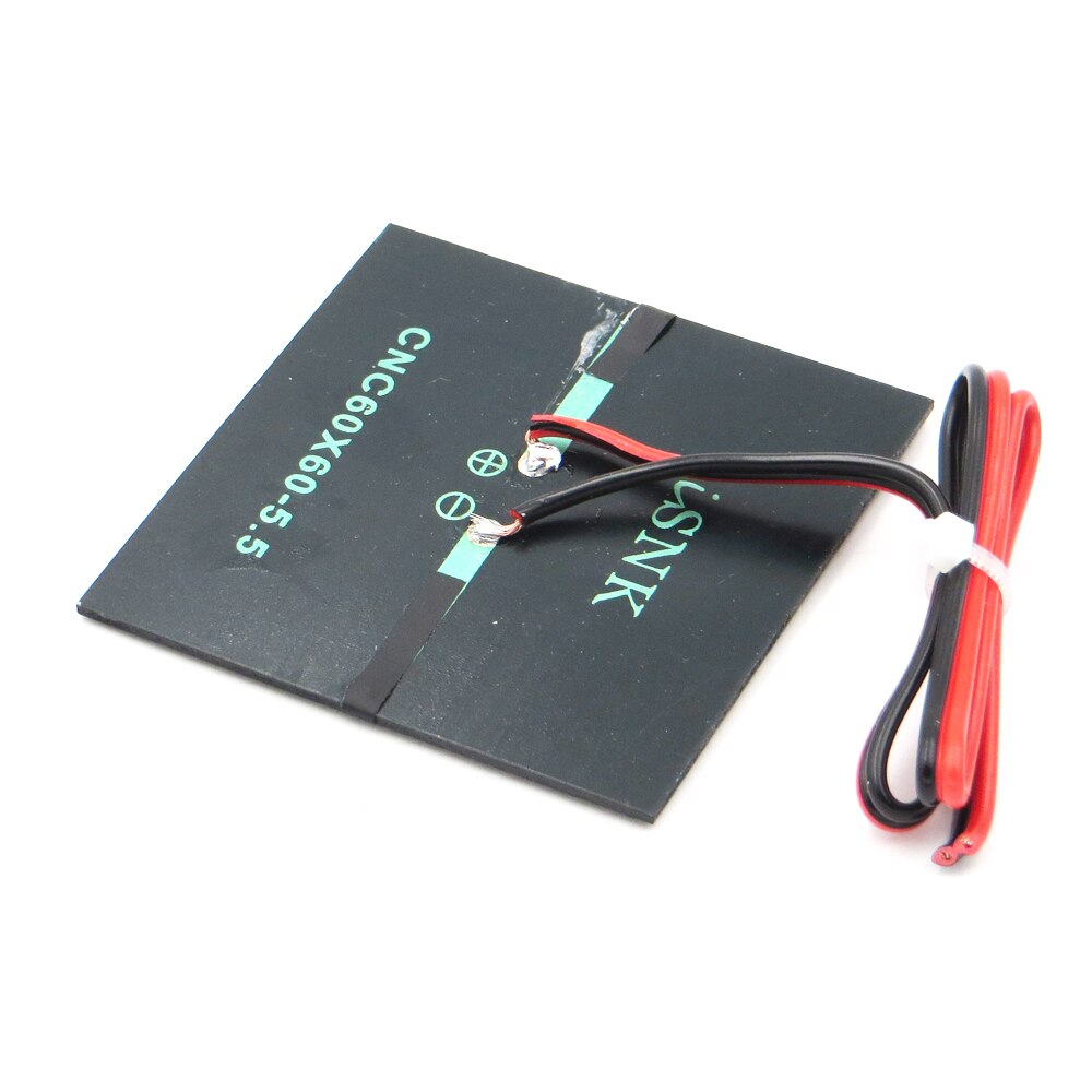 5.5V 80mA with 30cm extend cable Solar Panel Polycrystalline Silicon DIY Battery Charger Module Mini Solar Cell wire toy