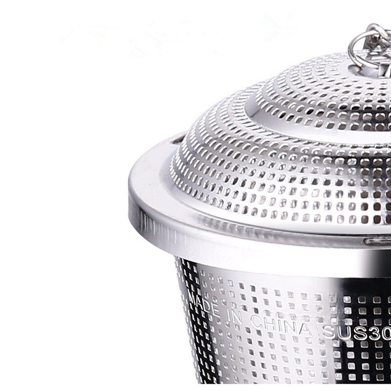 Tea Ball Infuser Cooking Infuser Fine Mesh Tea Infuser Kitchen Stainless Steel with Extended Chain Hook to Brew Loose Leaf Tea