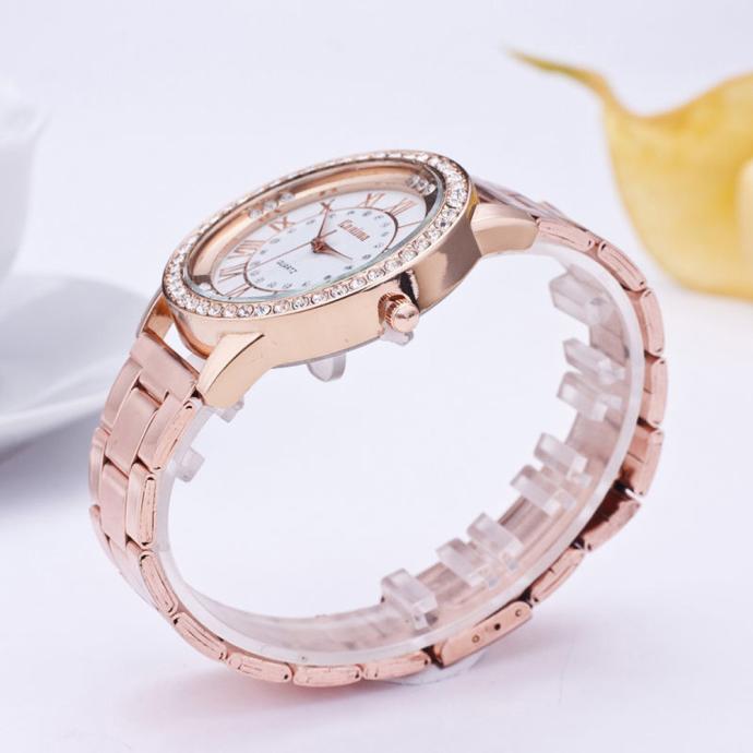 Horloges Voor Meisjes Luxe Vrouw Horloge Vrouwen Mannen Crystal Rhinestone Rvs Analoge Quartz Horloge Relogio