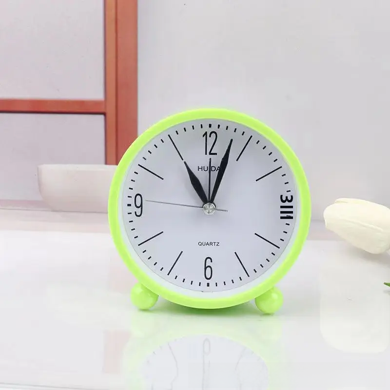 Cutesimple Alarm Clock For Children Early Education Desktop Wake-up Tool Bedroom Study Clock Easy To Read Time Display: Brown