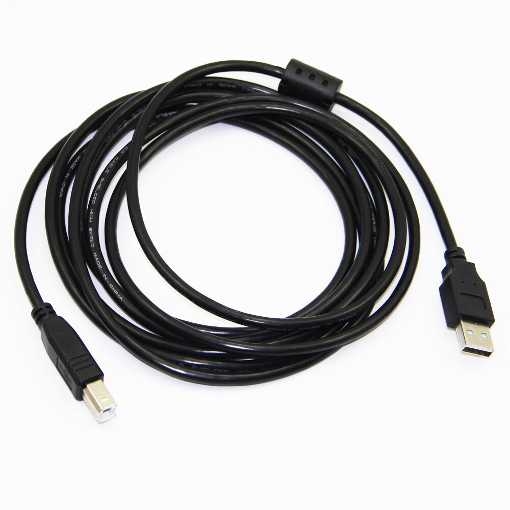 Lballist USB 2.0 Printer Kabel USB Type A Male naar B Male Folie Gevlochten (binnen) afgeschermde 30 cm 50 cm 1 m 1.5 m 1.8 m 3 m 5 m