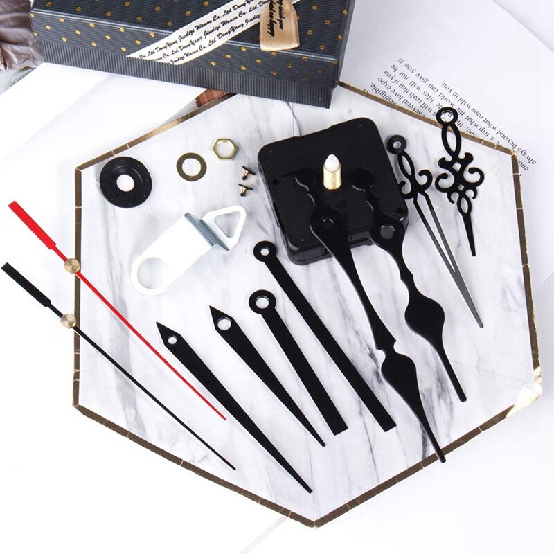 Clock Mechanism High Torque Clock Kit Clock Mechanism Replacement Quartz Clock Movement DIY Clock Hands and Motor Kit