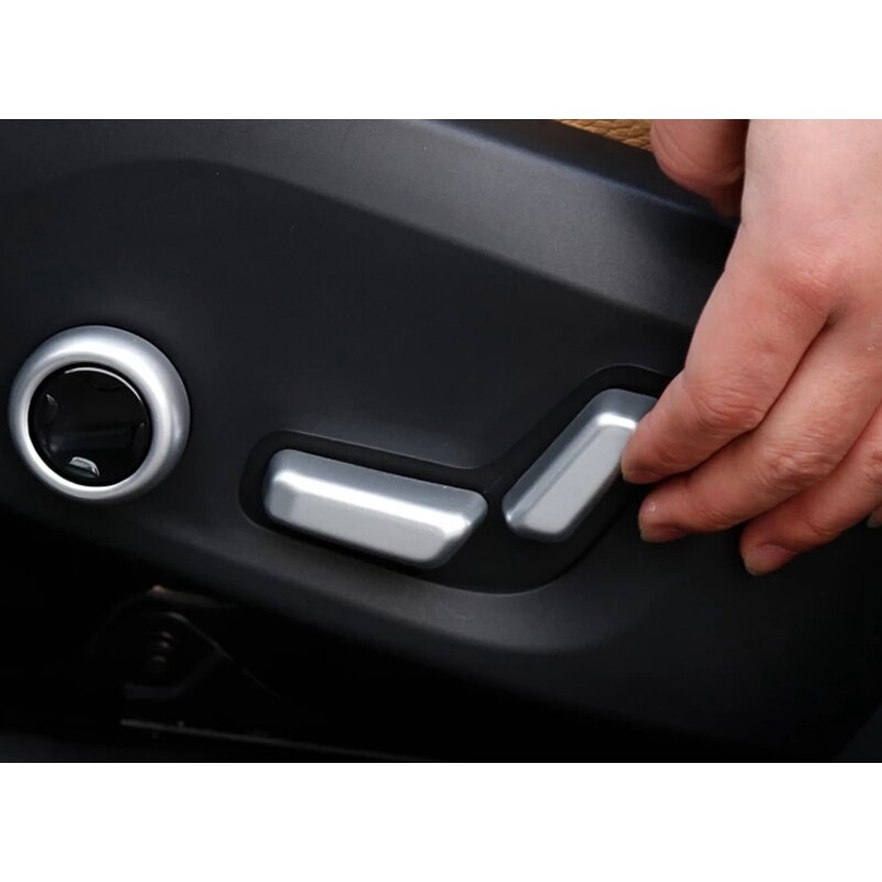 6 sztuk akcesoria Abs wnętrza samochodu regulacja siedziska osłona przycisku dla Volvo Xc60 2018-2019/Xc90 2015-2018