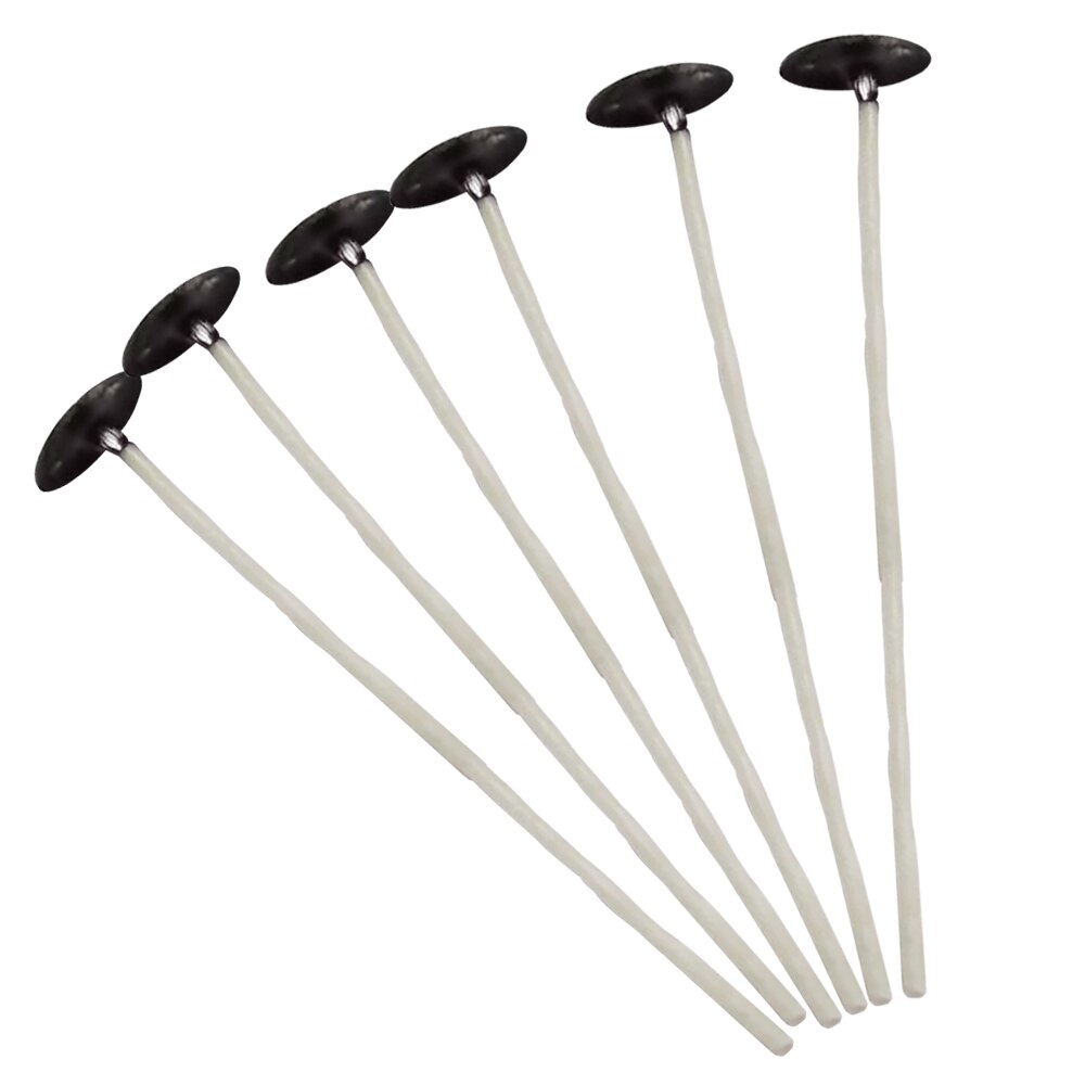 Mechas de vela preenceradas con sujetadores, 100 piezas, largas, para fabricación de velas, 150mm, algodón, respetuoso con el Medio ambiente 2