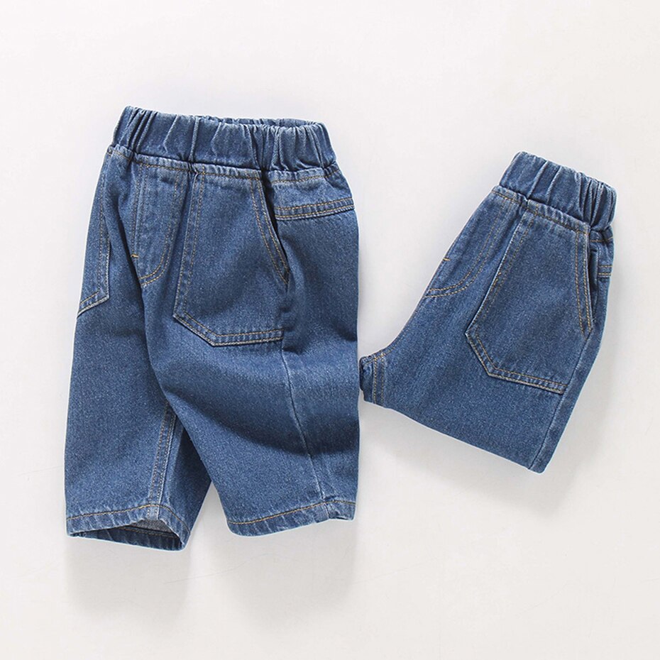 Jeans per bambini Jeans tinta unita per ragazze Jeans per bambini stile Casual vestiti per bambini estivi per ragazze