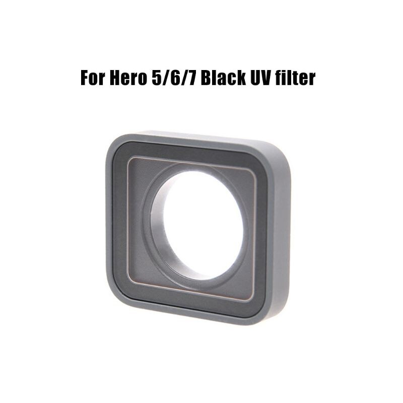 Protection de couvercle de porte latérale pour lentille de filtre UV pour Go-Pro HERO5/6/7 noir/7 blanc