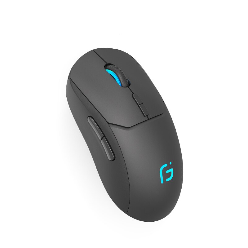 Wireless Gaming Mouse Bluetooth 5.0+2.4G Mouse Gamer Rechargeable 2400DPI Optical Ergonomic Computer Mouse Wireless For Laptop: X8 Bluetooth black