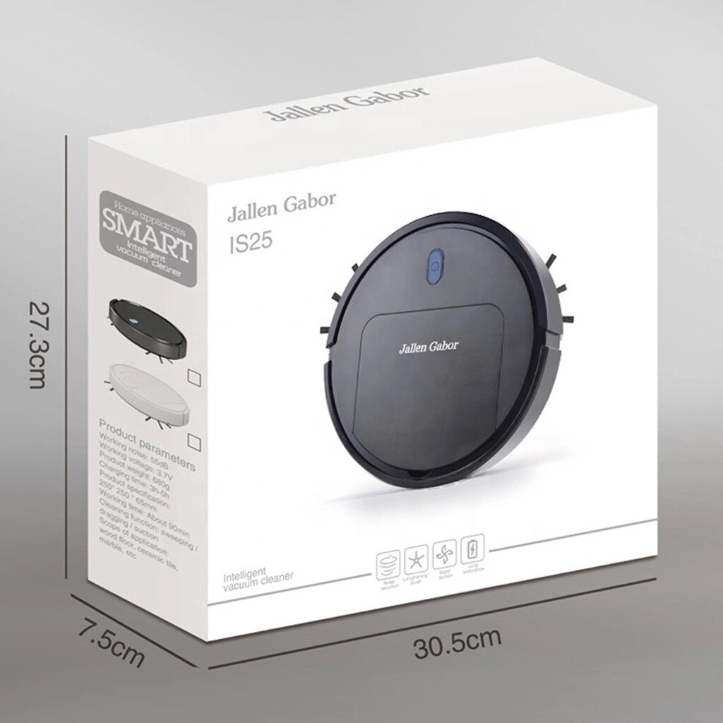 Smart Robot Vacuum Cleaner Planned Suction With Wet Cleaning For Home Kitchen Cleaner Carpet Washing Smart Robot Box 400ml #T1G