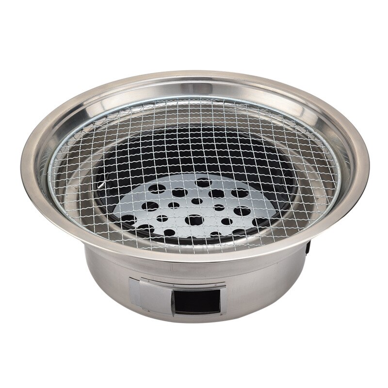 Koreaanse Houtskool Oven Barbecue Kachel Commerciële Houtskool Vuur Grill Ronde Huishouden Outdoor Japanse Barbecue Gebraden Vlees Pot Bbq: only stove