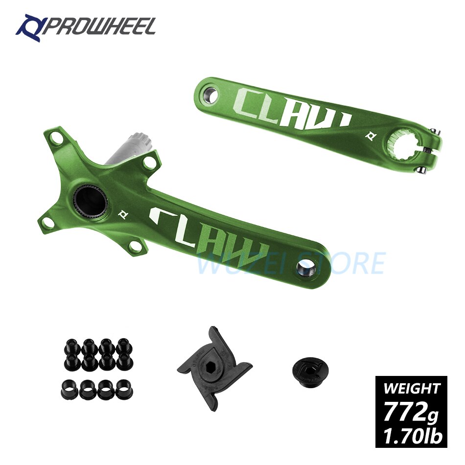 PROWHEEL 104BCD Mountain Bike Crankset Aluminum Alloy With Bottom 170mm 175mm MTB Bicycle Crank With axis 1x11Speed bike parts